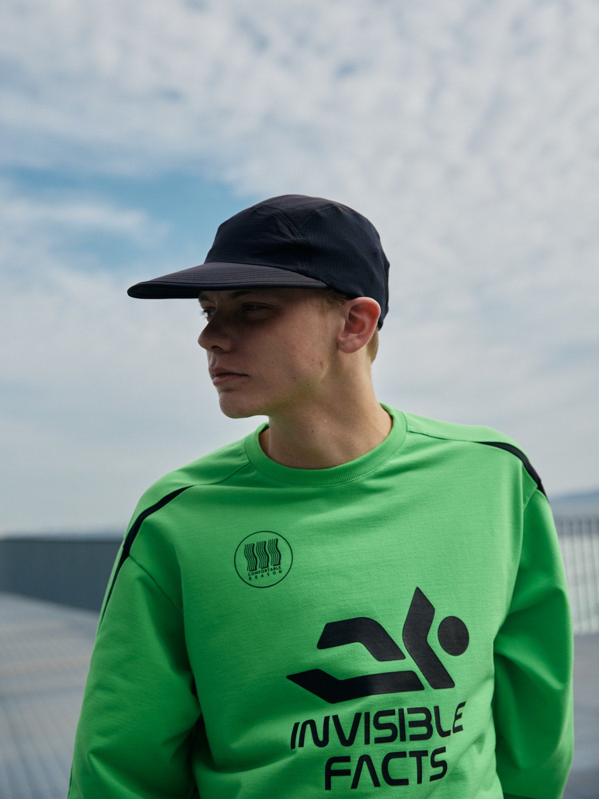 COMFORTABLE REASON 24SS】Stretch Squash Cap - Khaki, Off