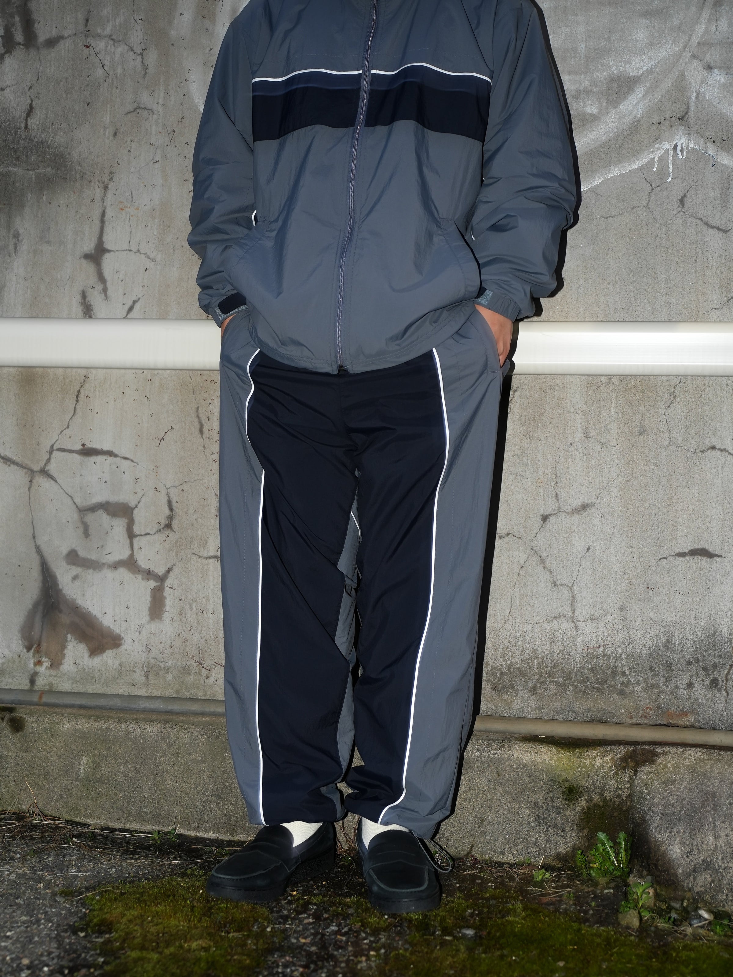 CABARET POVAL 2023SS / LIGHTWEIGHT TRACK TROUSERS - Grey CABARET POVAL 2023SS / LIGHTWEIGHT TRACK TROUSERS - Grey
