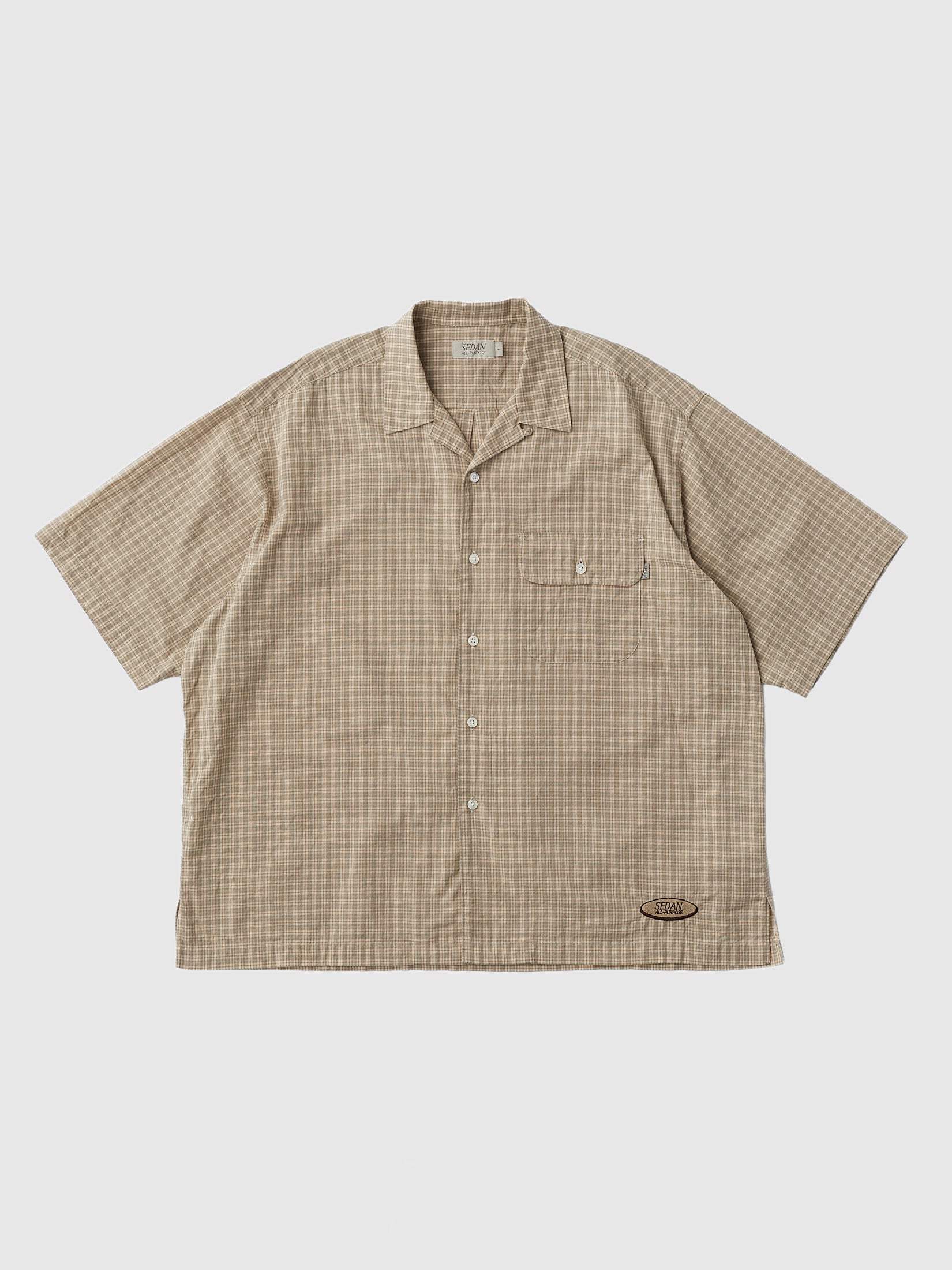 SEDAN ALL-PURPOSE”OPEN COLLAR S/S SHIRT”