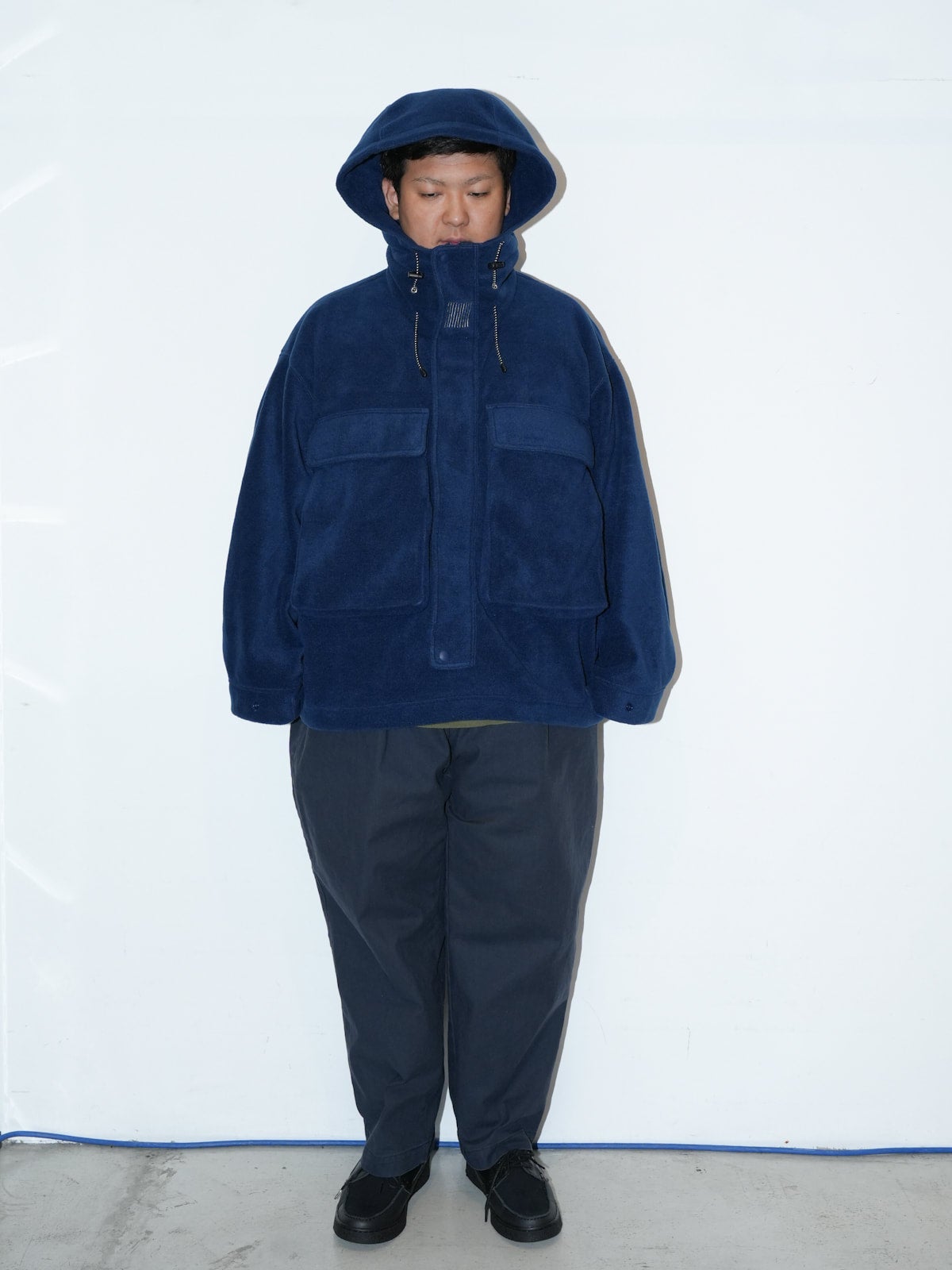 STRIPES FOR CREATIVE/S.F.C】FALL / WINTER 2023 / FLEECE HOODIE JACKET -  Charcoal, Navy, Black | Waynt Store