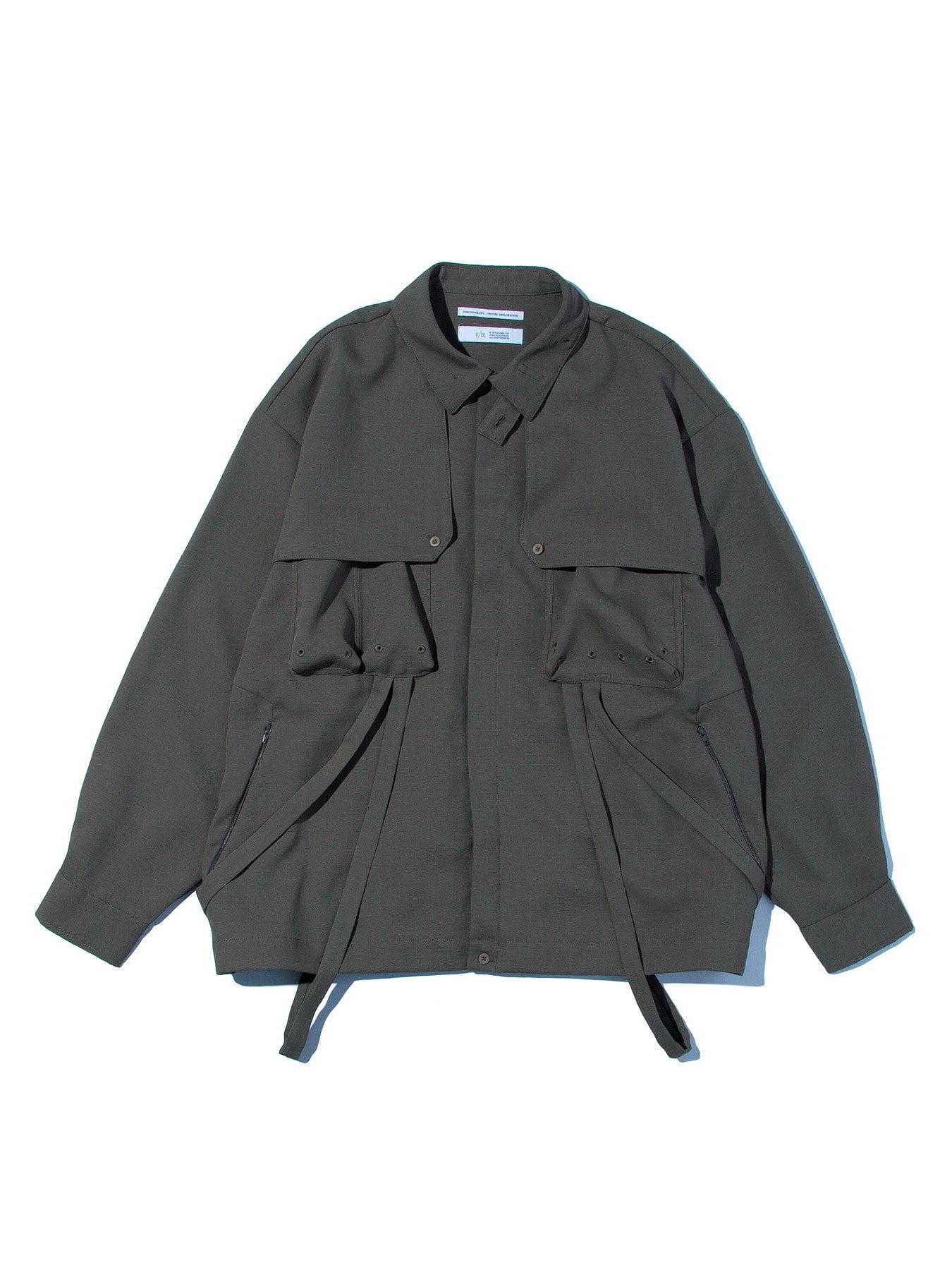 F/CE.】2023 A/W COLLECTION “Denmark” / TECH STRING SHIRT - Olive 