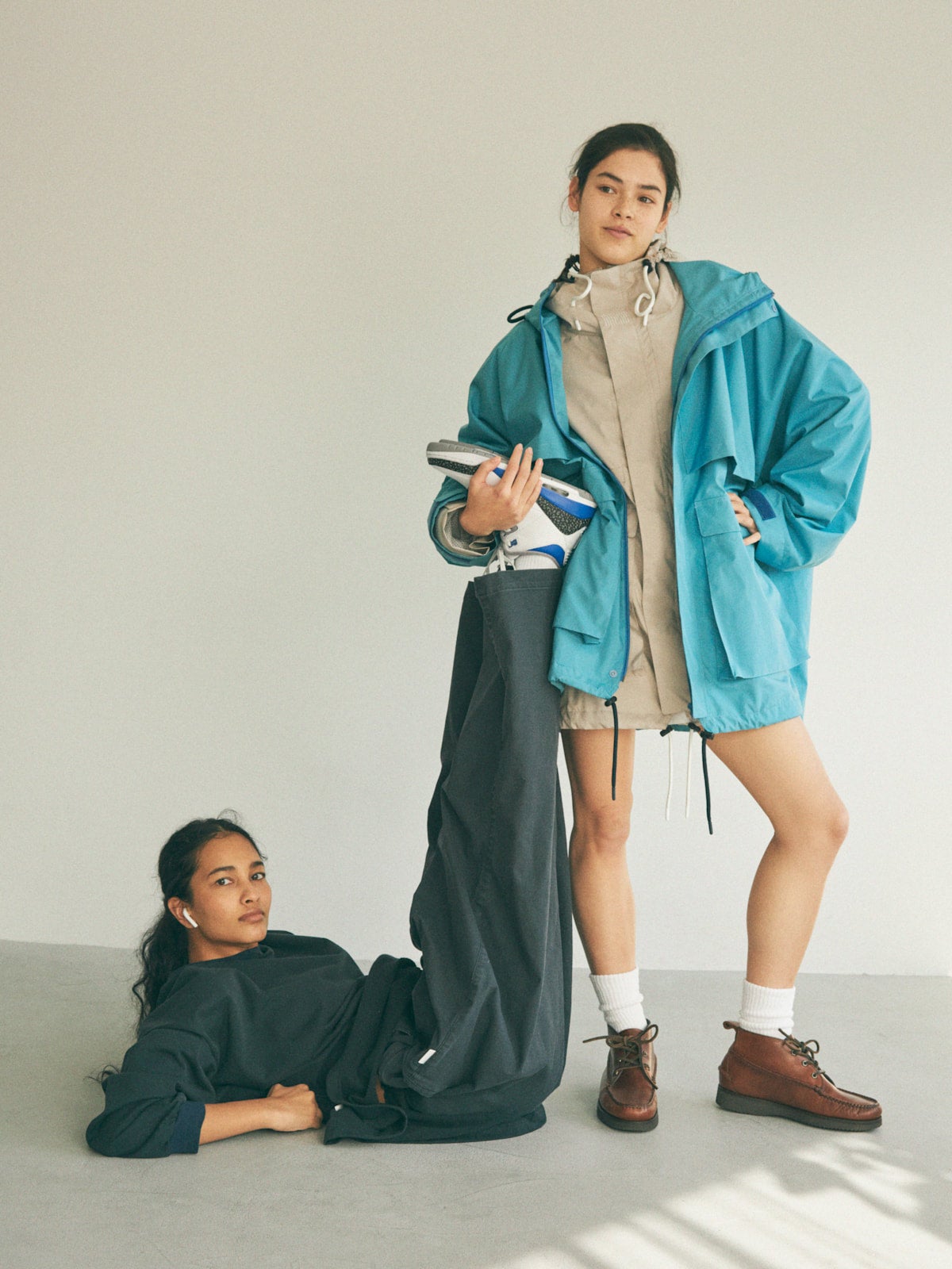 Wide Tapered Easy Pants (Woolherringbone) - S.F.C (Stripes For Creative)  (エスエフシー(ストライプ フォー クリエイティブ)) - bottom (ボトムス) | FIGURE ONLINE (フィギュアオンライン)  【公式通販】