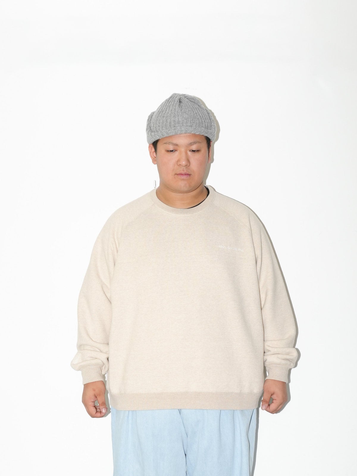 STRIPES FOR CREATIVE/S.F.C】FALL / WINTER 2023 / RAGLAN CREW - M Beige |  Waynt Store