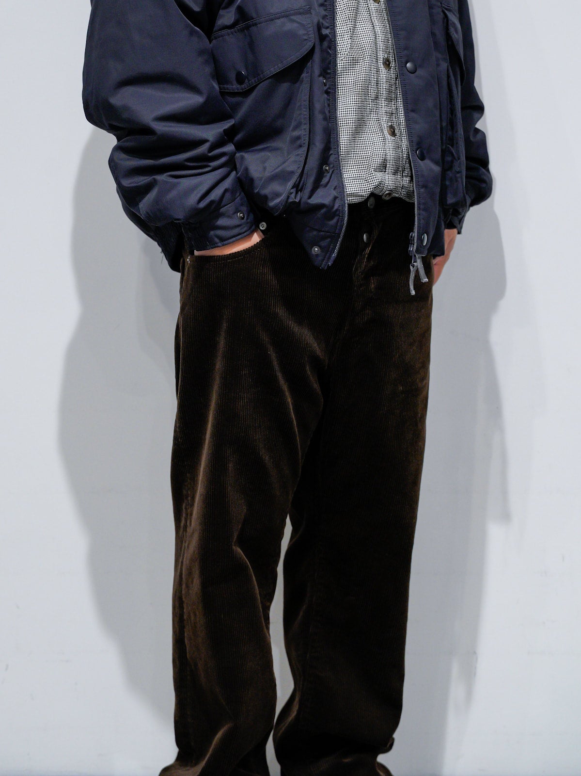 HATSKI 23FW】WIDE TAPERED CORDUROY - Brown, Olive | Waynt Store