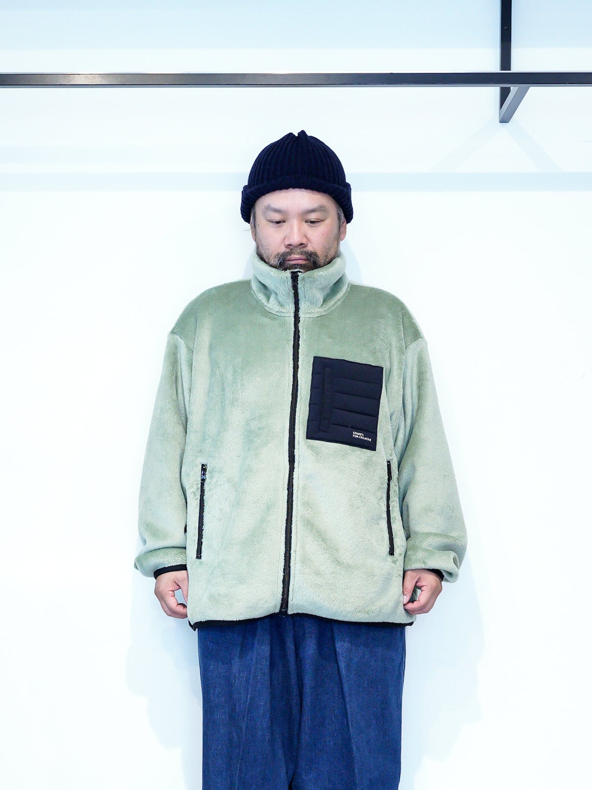 STRIPES FOR CREATIVE/S.F.C】FALL / WINTER 2023 / DOWN POCKET PORLATEC JACKET  - Mint | Waynt Store