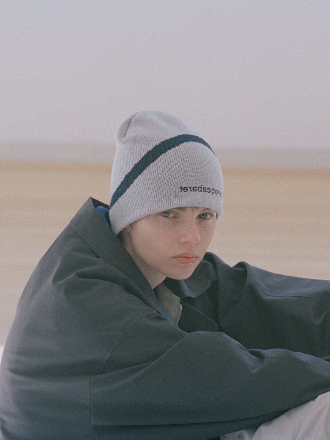 CABARET POVAL】2024 Spring/Summer 1st Delivery / ARC STRIPE BEANIE - Black,  Blue, Brown | Waynt Store