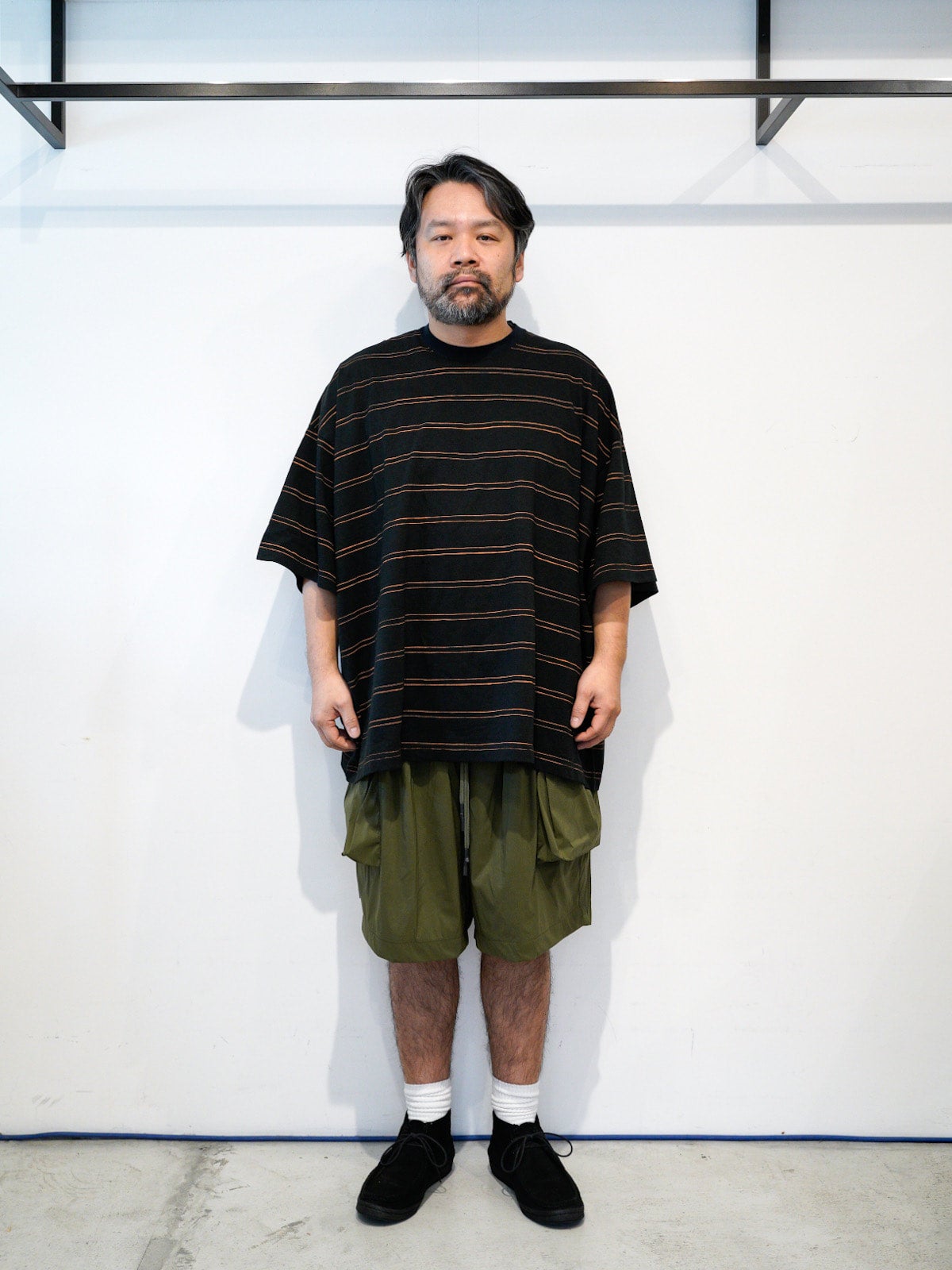 STRIPES FOR CREATIVE/S.F.C】SPRING / SUMMER 2024 3rd Delivery / DOUBLE SIDE  STRIPE TEE - Brown/Yellow, Blue/Cream, Green/Navy, Black/Orange | Waynt  Store