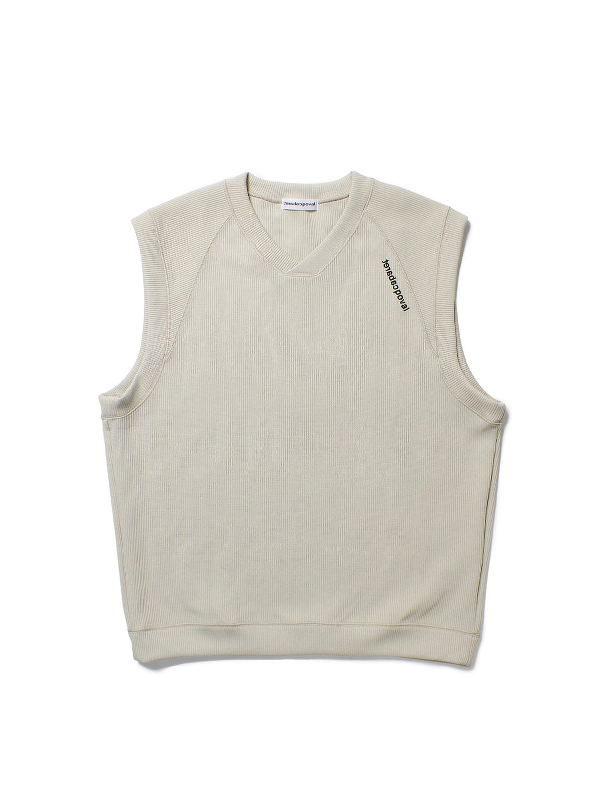 CABARET POVAL】2024 Spring/Summer 3rd Delivery / Raglan Vest - Greige, Black  | Waynt Store