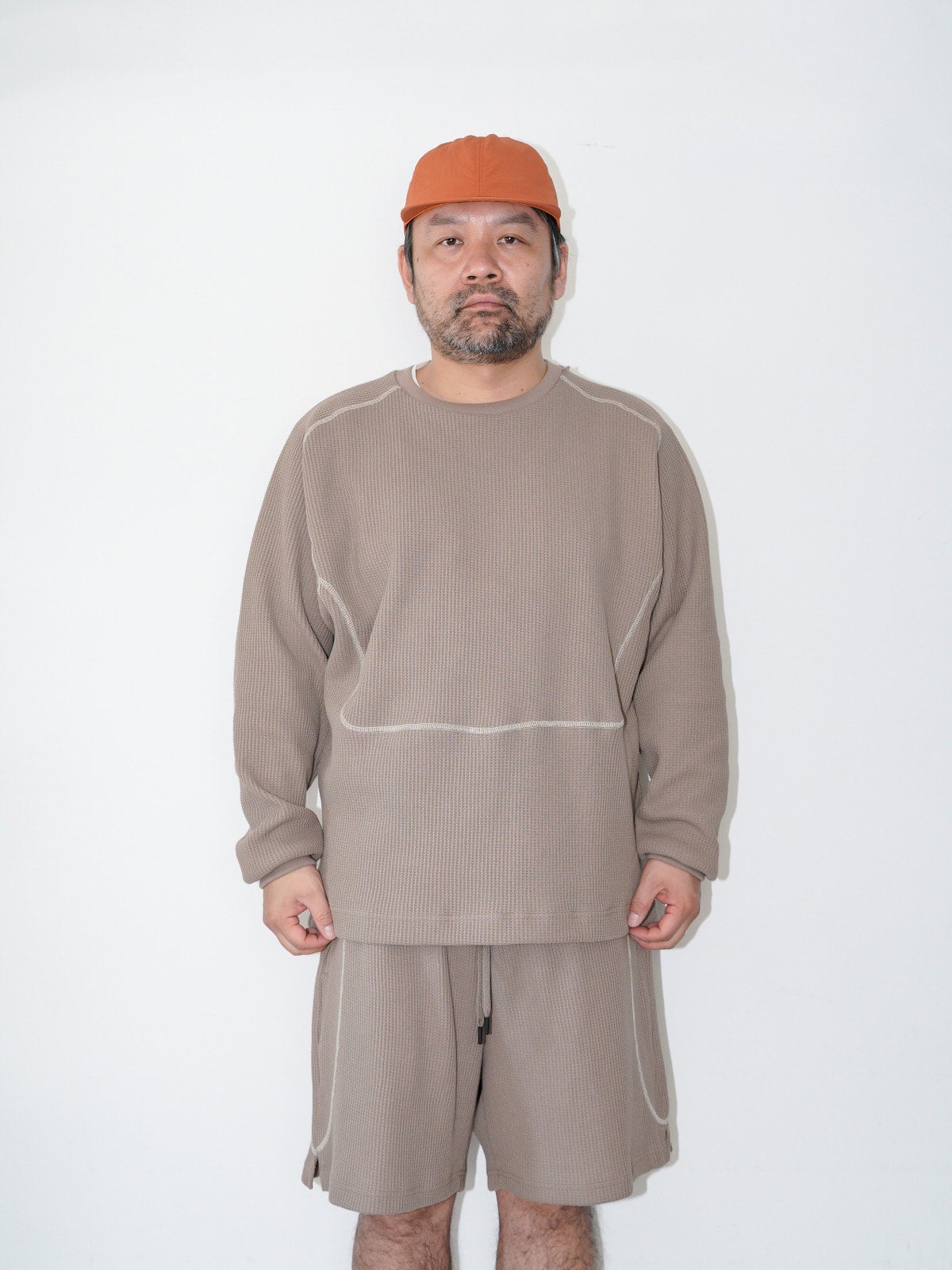 CABARET POVAL】2024 Spring/Summer 3rd Delivery / Fabien Waffle Top 